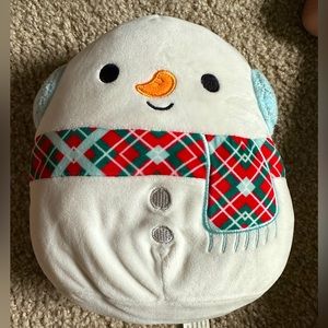 Squishmallow Kelly toy manny the snowman Christmas edition 8 inch